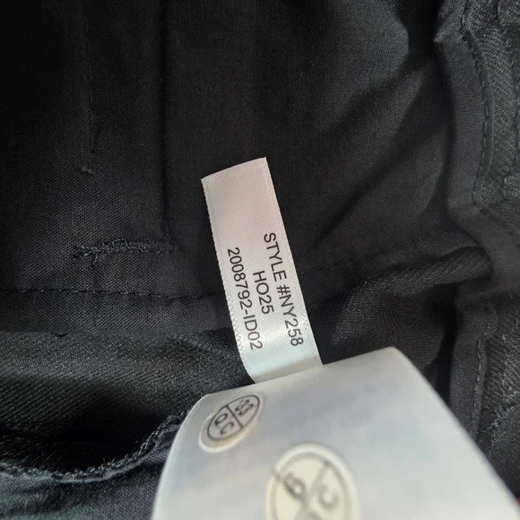 Madewell Women 14 Slouchy Black Trousers Pleated Wide Leg Brushed Twill - Picture 8 of 13